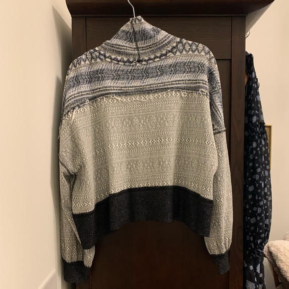 Free People Slouchy Turtle Neck Sweater - Picture 3 of 4